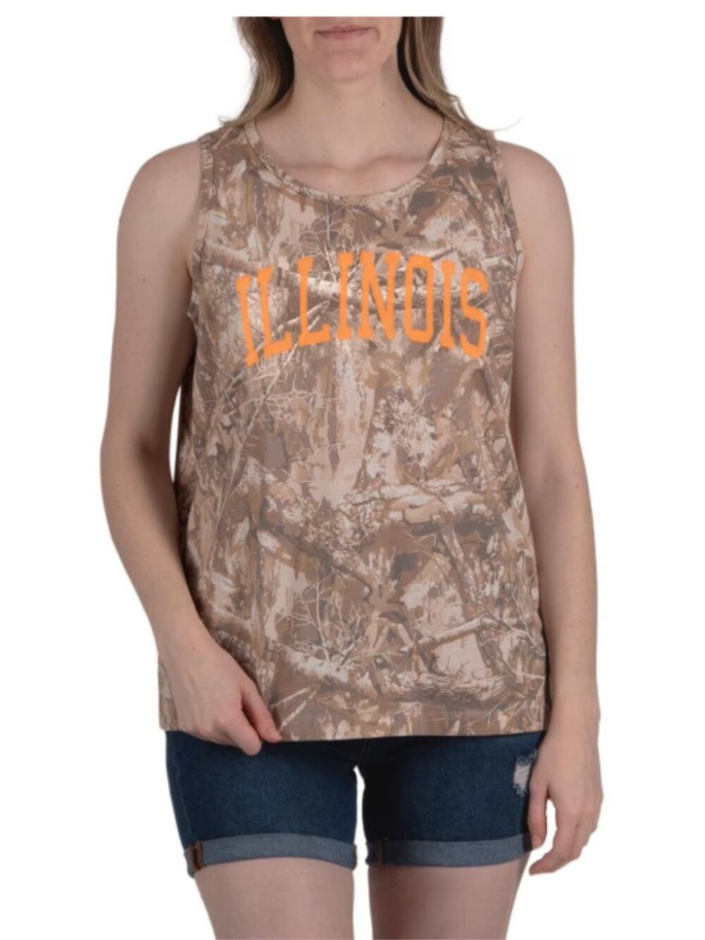 State of Mine Women's Camo State Tank Top